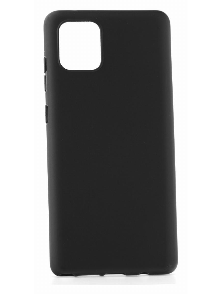 Чехол-накладка для Samsung Galaxy A81 (силикон) черный - фото 3 - id-p121360643