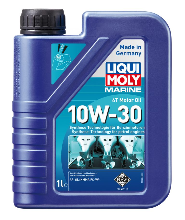 Масло моторное синт. для моторных лодок Marine 4T Motor Oil 10W-30 1л