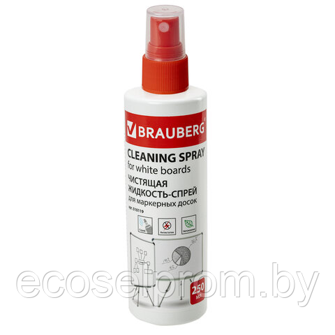 Чистящая жидкость-спрей для маркерных досок BRAUBERG, 250 мл, 510119 - фото 1 - id-p224407636