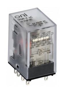 Реле промежуточное IEK Oni OGR-2 24В (OGR-2-4C-DC24V) - фото 1 - id-p224407221