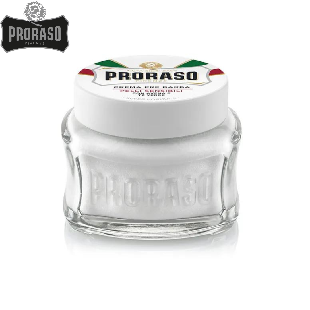 Крем до бритья PRORASO для чувствительной кожи с зеленым чаем 100мл