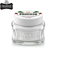 Крем до бритья PRORASO для чувствительной кожи с зеленым чаем и овсом