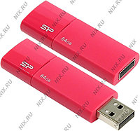 Флеш накопитель 64GB Silicon Power Ultima U05, USB 2.0, Розовый SP064GBUF2U05V1H