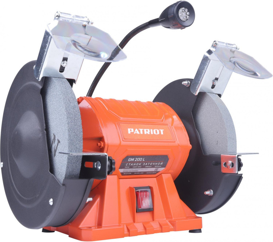 Станок заточной Patriot GM 200 L Expert 550W (160301536) - фото 1 - id-p224407890