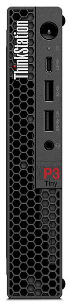 Рабочая станция Lenovo ThinkStation P3 Tiny i7-13700T, 32GB DDR5, 1TB SSD M.2, NVIDIA T1000 8GB, USB KB&Mouse - фото 1 - id-p224407193