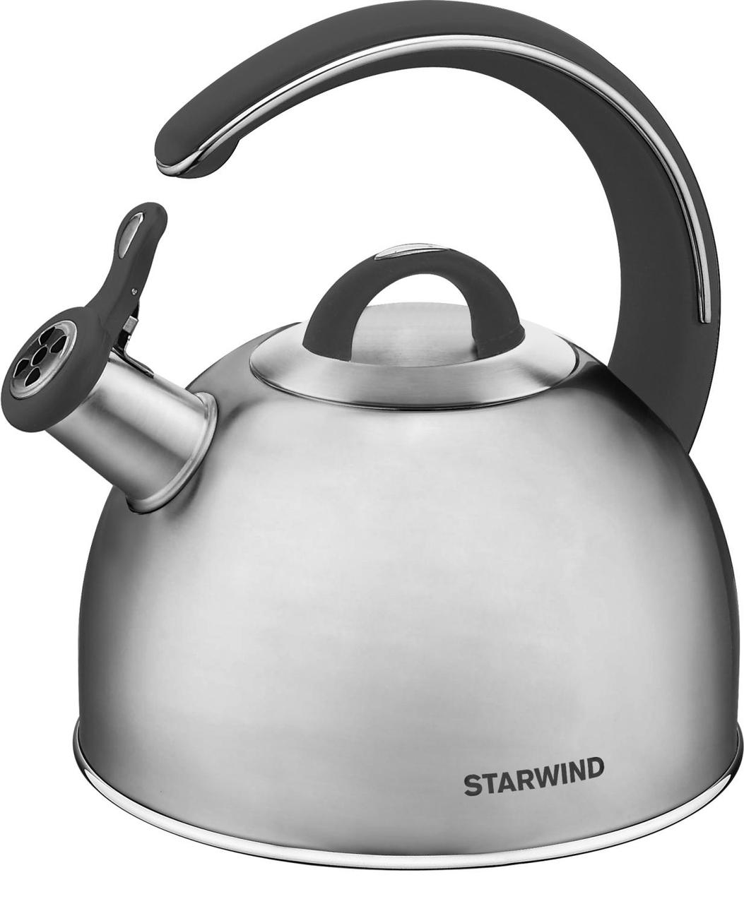 Чайник металлический Starwind Chef Family 2.8л. серебристый (SW-CH1106) - фото 1 - id-p224408478