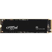 Твердотельный накопитель Crucial SSD P3, 4000GB, M.2(22x80mm), NVMe, PCIe 3.0 x4, QLC, R/W 3500/3000MB/s, IOPs