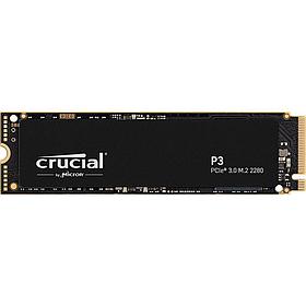 Твердотельный накопитель Crucial SSD P3, 4000GB, M.2(22x80mm), NVMe, PCIe 3.0 x4, QLC, R/W 3500/3000MB/s, IOPs