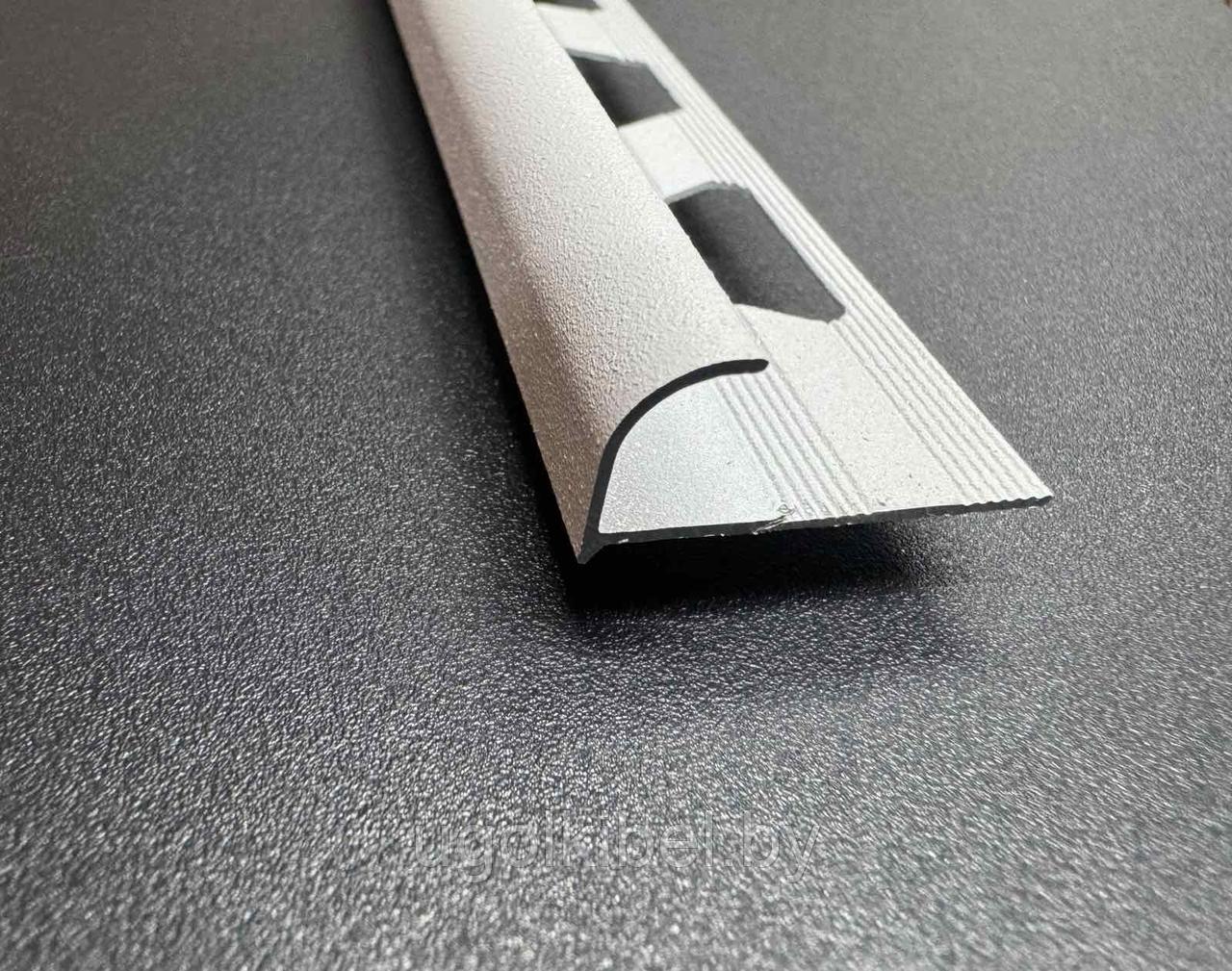Уголок для плитки алюминиевый полукруглый 10 мм, БЕЛЫЙ матовый 270 см - фото 1 - id-p224409678