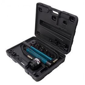 Пробойник гидравлический с насосом 11т (?22, 27.5, 34, 43, 49, 60мм, сталь нерж.-1.6мм, медь/алюм.-3.2мм,ход