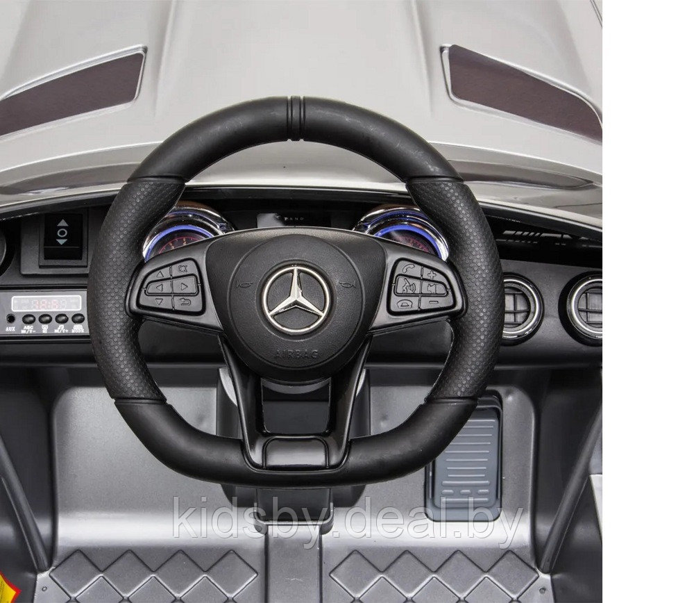 Детский электромобиль Electric Toys Mercedes AMG LUX арт. FT998P (серебристый автокраска) - фото 2 - id-p224413044