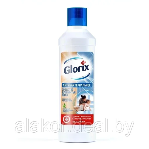 Средство чистящее для пола Свежесть атлантики 1 л GLORIX - фото 1 - id-p224413072