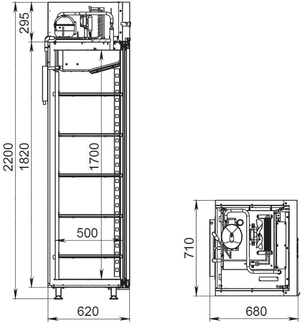 Шкаф холодильный Фармацевтический ARKTO ШХФ-500-КСП - фото 2 - id-p224413192