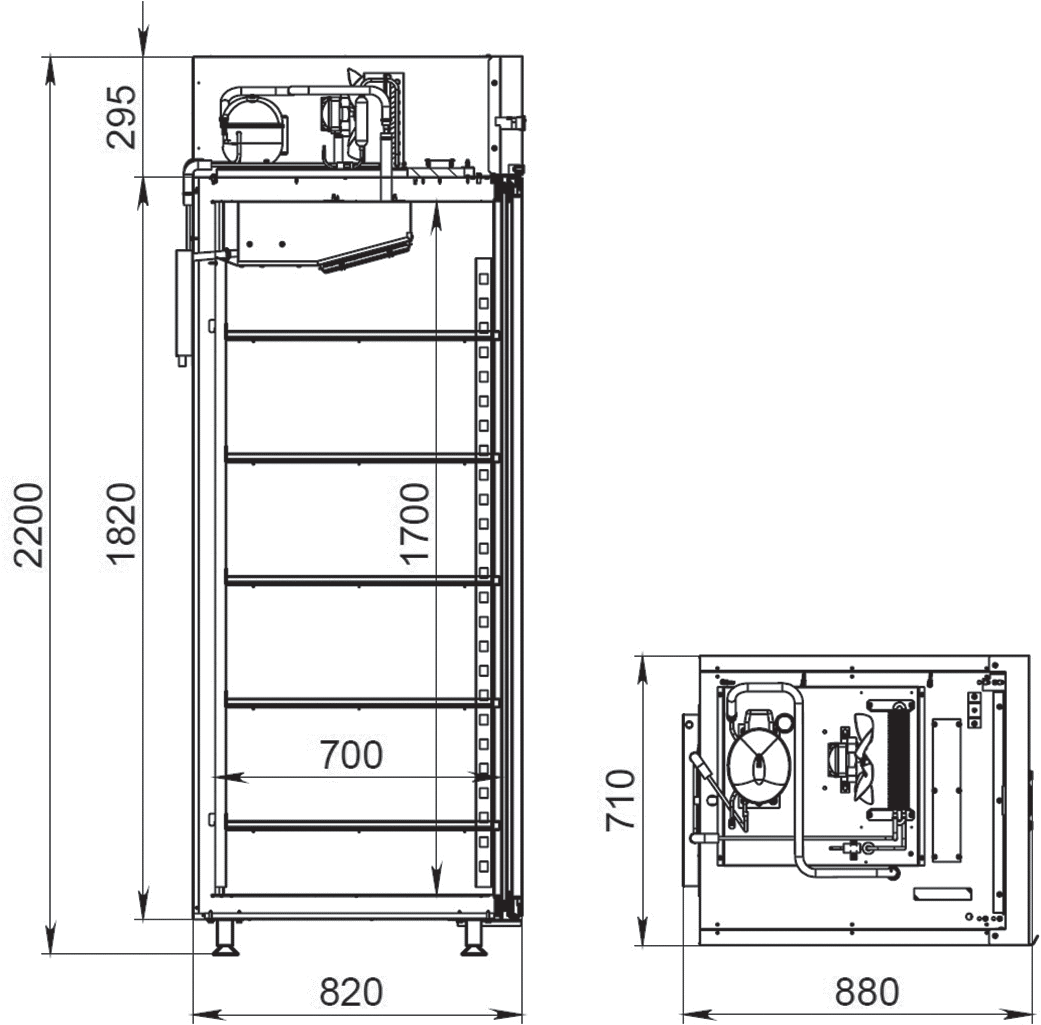 Шкаф холодильный Фармацевтический ARKTO ШХФ-700-КСП - фото 2 - id-p224413193