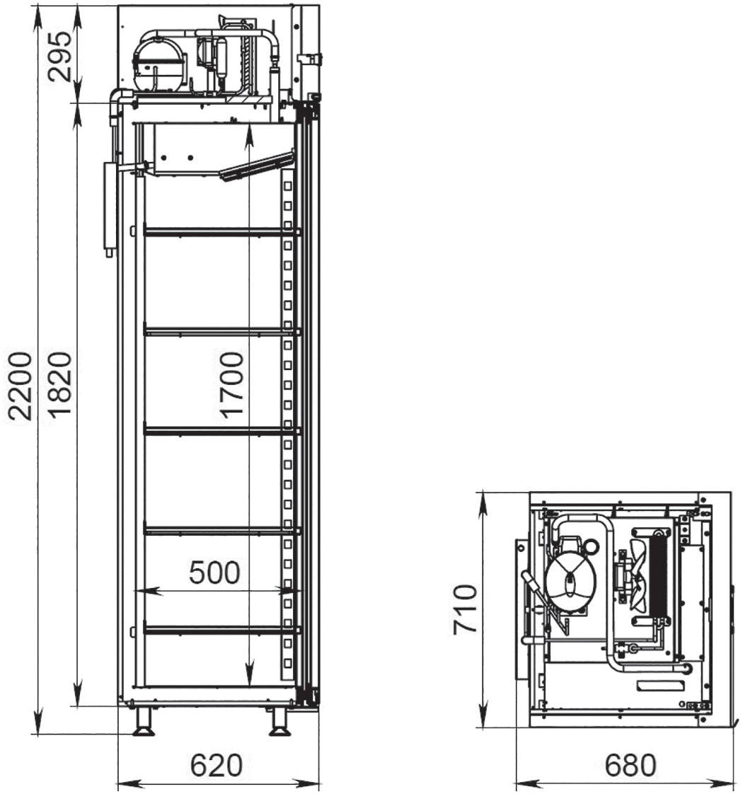 Шкаф холодильный Фармацевтический ARKTO ШХФ-500-НСП - фото 2 - id-p224413196