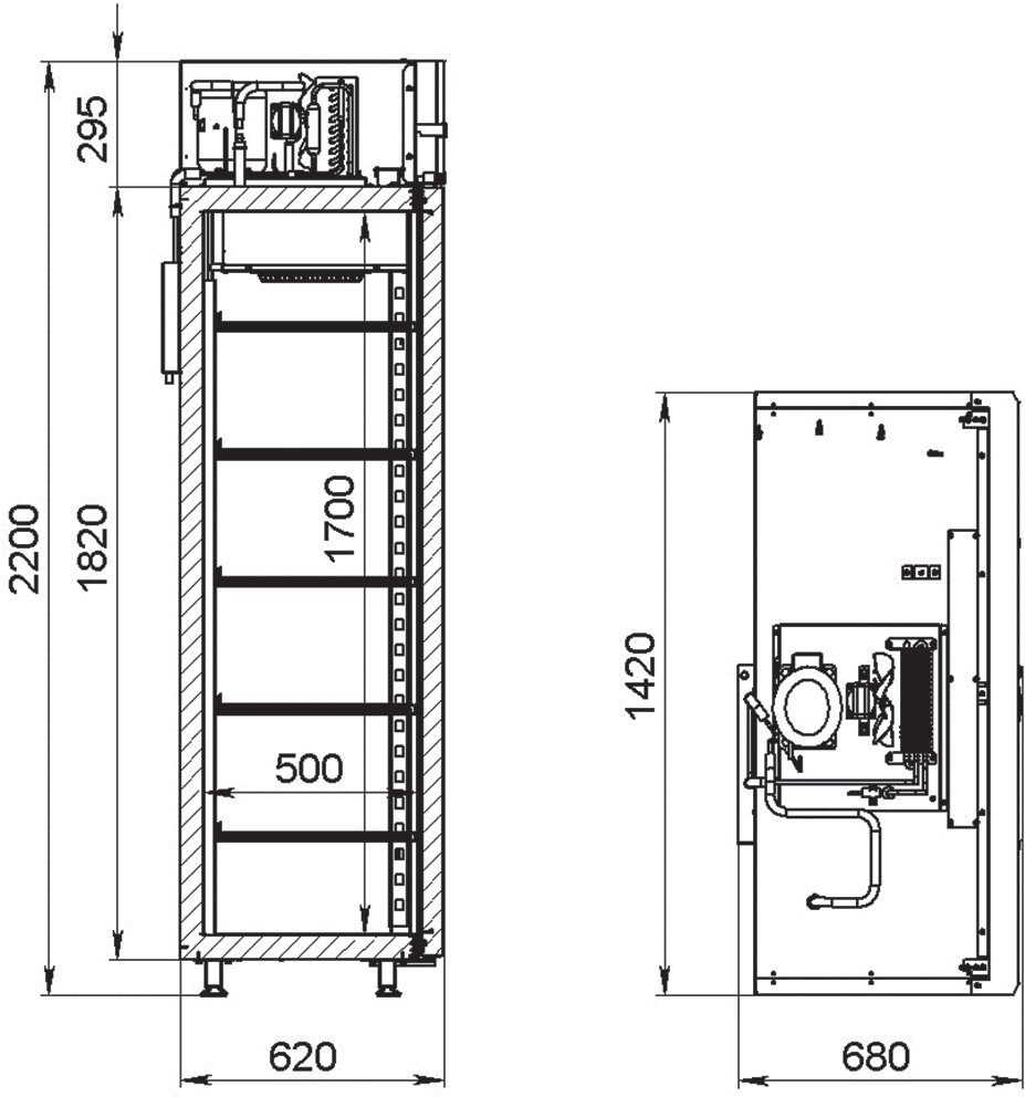 Шкаф холодильный Фармацевтический ARKTO ШХФ-1000-НГП - фото 2 - id-p224413206