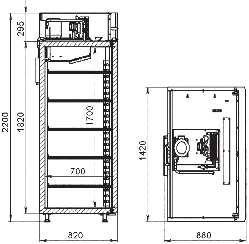 Шкаф холодильный Фармацевтический ARKTO ШХФ-1400-НГП - фото 2 - id-p224413207