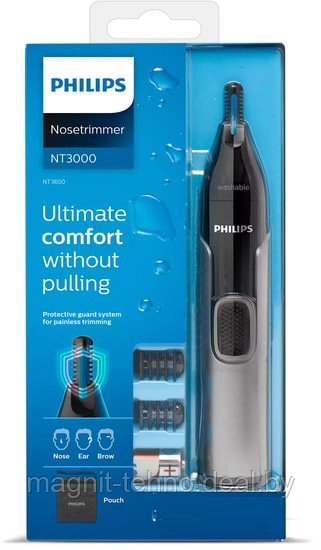 Триммер для носа и ушей Philips NT3650/16 - фото 3 - id-p224413061