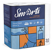 Бумага туалетная 3-х слойная SMARTI, 32 рул