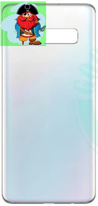 Задняя крышка (корпус) для Samsung Galaxy S10 (SM-G973), цвет: белый - фото 1 - id-p122674870