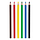 Карандаши цветные ПИФАГОР «ЗЕБРА», 6 цветов, утолщенные, пластиковые, фото 2