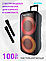 Портативная колонка Smartbuy W1 100W (Bluetooth, USB, AUX, FM-радио, караоке, аккумулятор 7000 mAh, подсветка), фото 10