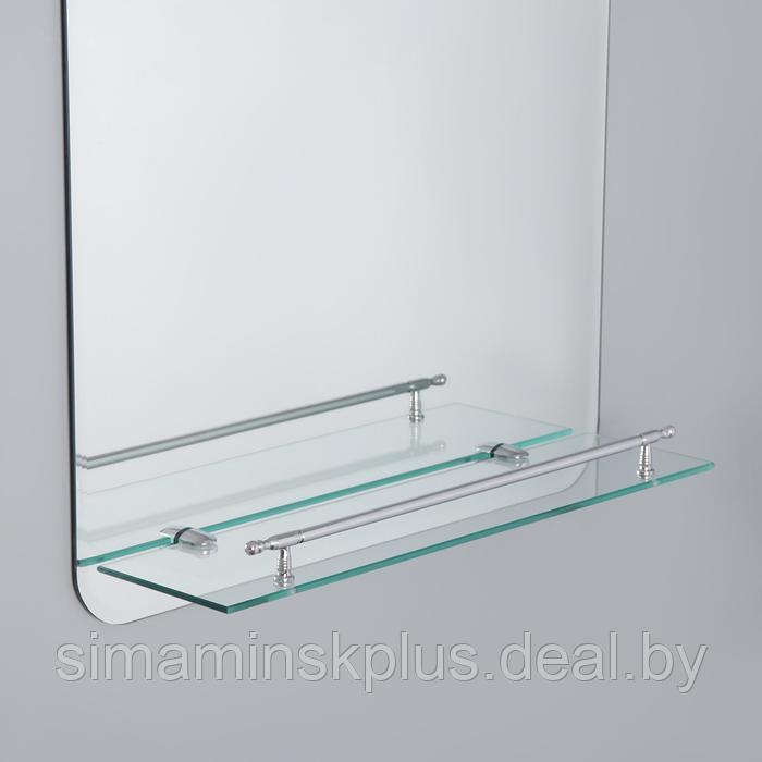 Зеркало в ванную комнату Ассоona A628, 60×45 см, 1 полка - фото 3 - id-p224414099
