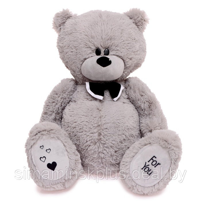 Мягкая игрушка «Мишка Дедди», цвет серый, 80 см - фото 1 - id-p224414526