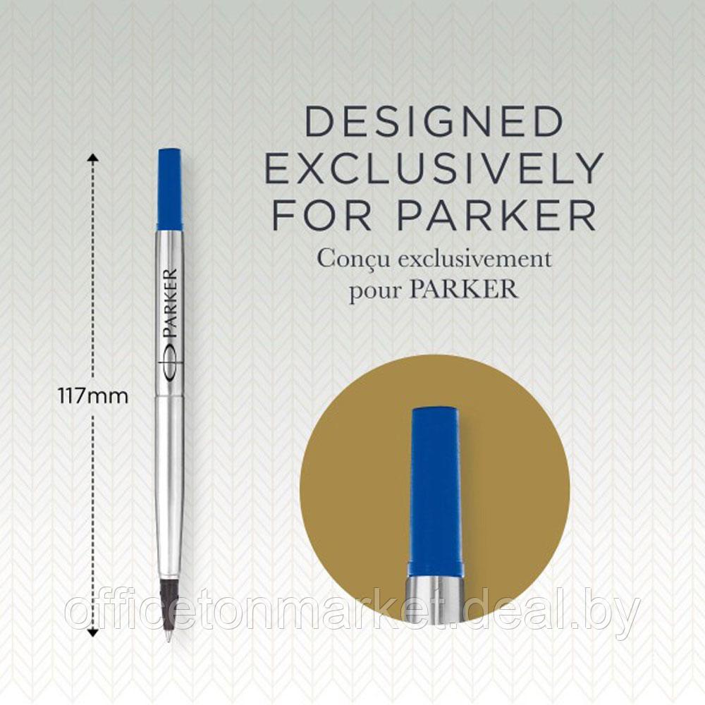Стержень-роллер "Parker", F, 0.5 мм, 117 мм, синий - фото 4 - id-p224376096