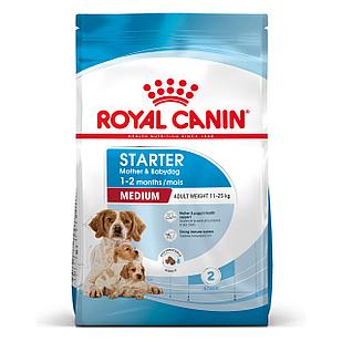 Сухой корм Royal Canin Medium Starter Mother & Babydog для щенков и собак средних размеров 4кг.