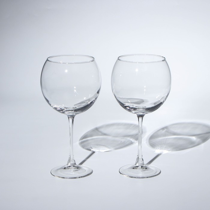 Набор стеклянных бокалов для вина «Эдем», 650 мл, 2 шт - фото 1 - id-p224415764