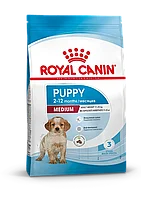 Royal Canin Medium Puppy, сухой корм для щенков пород средних размеров, 3кг., (Россия)