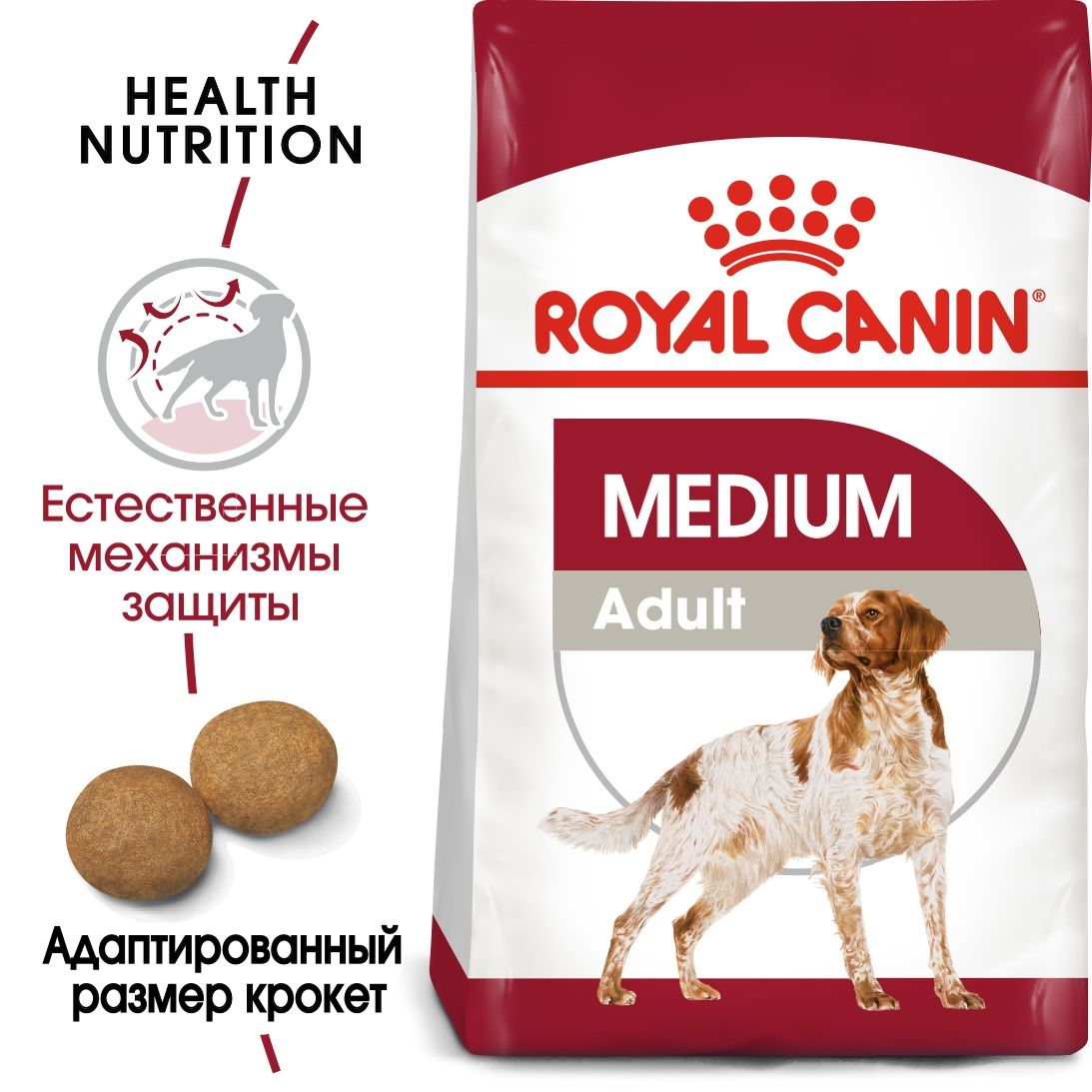 Royal Canin Medium Adult, сухой корм для взрослых собак средних размеров, 3кг.,(Россия) - фото 2 - id-p224415939
