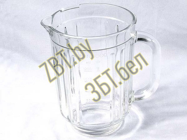 Стеклянная чаша (колба, кувшин) блендера 1200мл. для кухонного комбайна Kenwood KW712522, фото 2