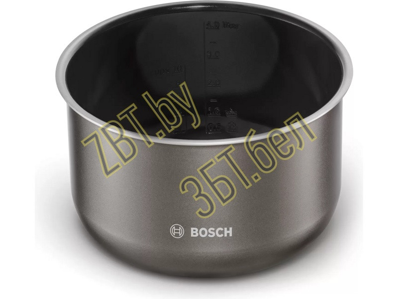 Чаша мультиварки (алюминий) с керамическим покрытием Bosch 00578596 - MAZ2BC - фото 3 - id-p224417133