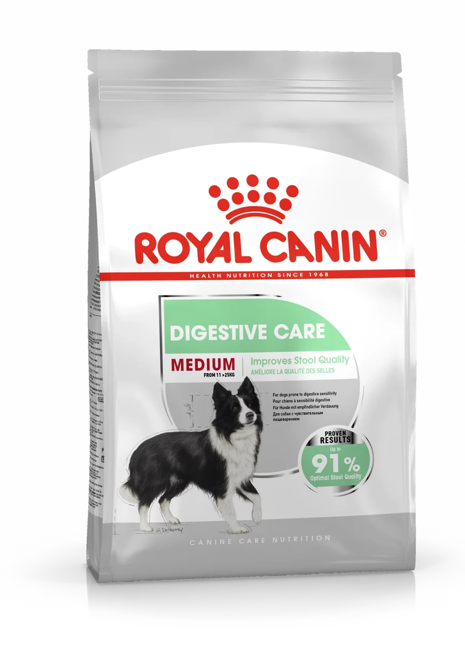 Сухой корм Royal Canin Medium Digestive Care для собак с чувствительным пищеварением 3кг.