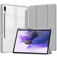 Защитный чехол Acrylic TPU Case с креплением для стилуса серый для Samsung Galaxy Tab S9 5G