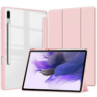 Защитный чехол Acrylic TPU Case с креплением для стилуса светло-розовый для Samsung Galaxy Tab S9 Plus 5G