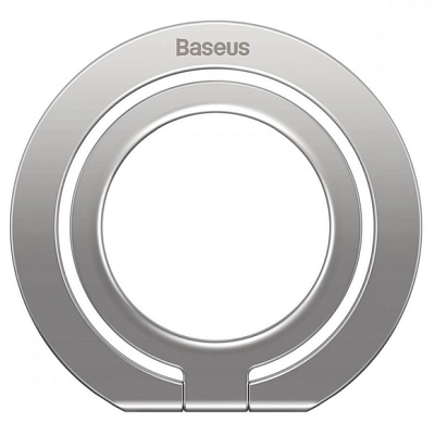 Кольцо с MagSafe для iPhone Baseus Halo Series Foldable Metal Ring (SUCH000012) серебро - фото 1 - id-p224419253