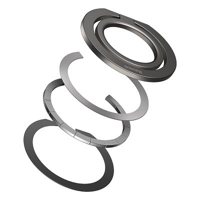 Кольцо с MagSafe для iPhone Baseus Halo Series Foldable Metal Ring (SUCH000012) серебро - фото 10 - id-p224419253