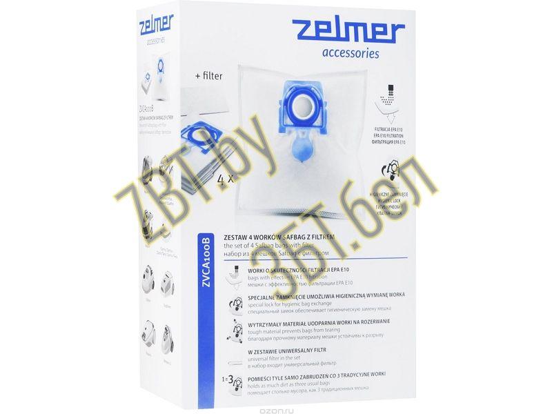Набор мешков микроволокно "SAFBAG" + фильтр ZVCA100B для пылесоса Zelmer 17004099