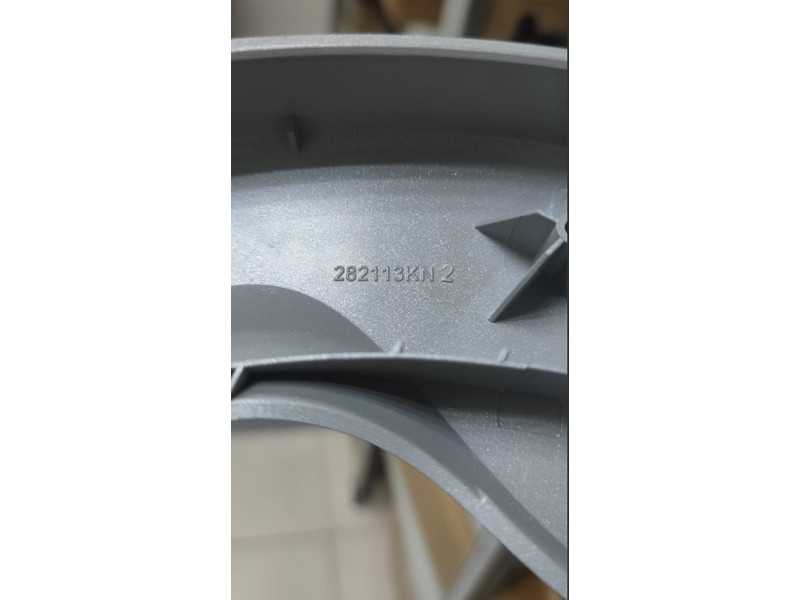 Обрамление люка внешнее для стиральной машины Beko 2821130100-2 (282113KN 2, цвет серый) - фото 3 - id-p224418730