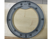 Обрамление люка внешнее для стиральной машины Beko 2821130100-2 (282113KN 2, цвет серый), фото 2
