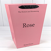 Пакет-переноска "Rose", 30*34*20 см, розовый