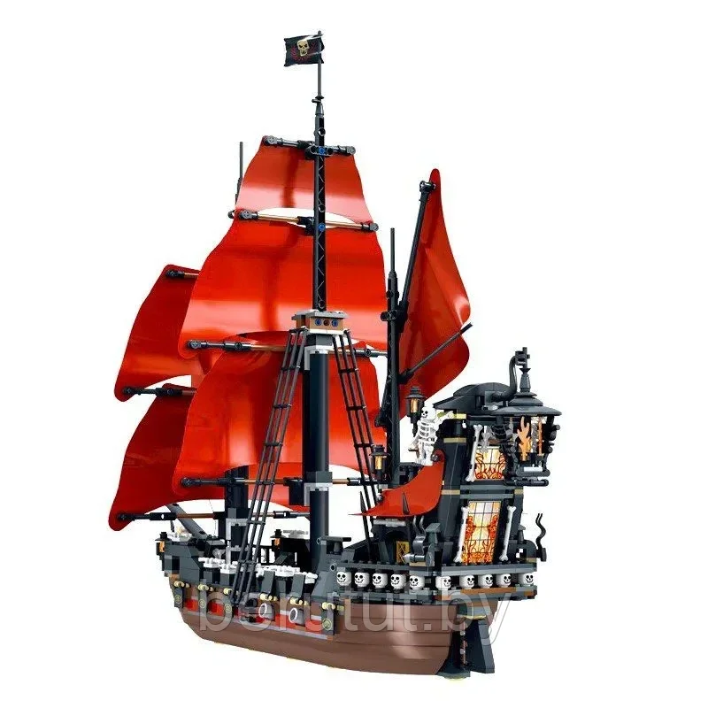 Конструктор Пираты Карибского моря Месть Королевы Анны 1151 деталей King аналог Лего - фото 3 - id-p224419301