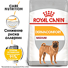 Сухой корм Royal Canin Medium Dermacomfort для собак с повышенной чувствительностью кожи 3кг., фото 2