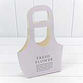 Сумочка-пакет "Fresh Flower" 17*32*7,5 см, бледно-сиреневый