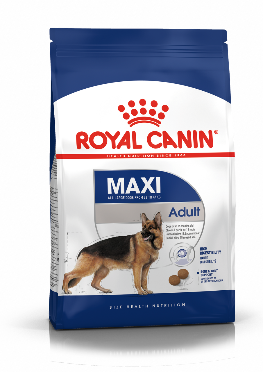 Royal Canin Maxi Adult, сухой корм для взрослых собак крупных размеров, 3кг., (Россия) - фото 1 - id-p224419430