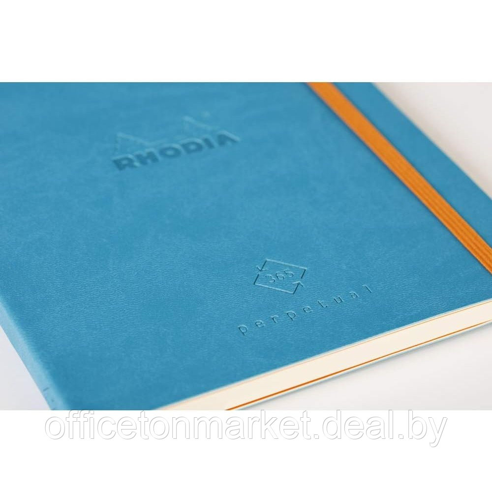 Еженедельник недатированный Clairefontaine Rhodia "Rhodiarama Perpetual", 148x210 мм, 128 страниц, бирюзовый - фото 8 - id-p222856398