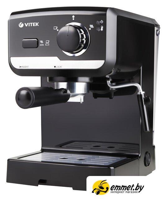 Рожковая кофеварка Vitek VT-1502 BK - фото 1 - id-p224423582